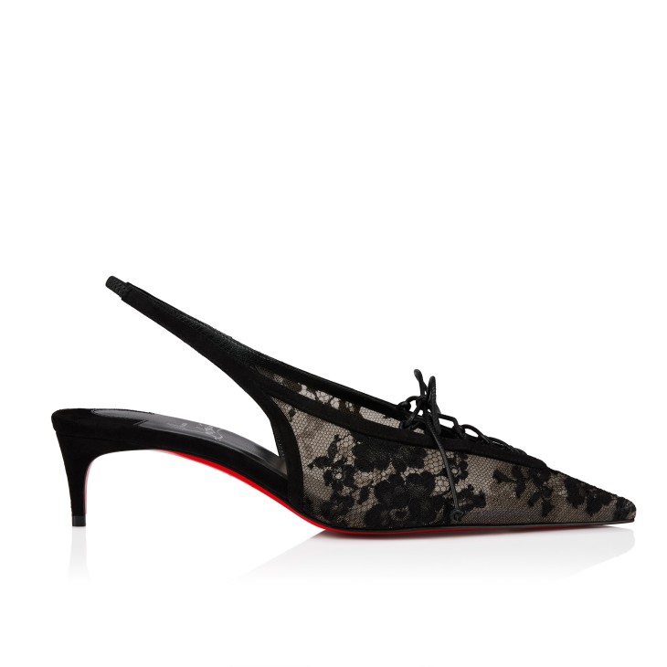Christian Louboutin Km Lace Sling - Image 4